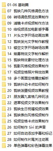 电脑版剪映专业剪辑效速成班教程波斯虎-资源分享社区波斯虎资源网